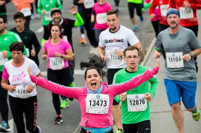 Ljubljanski maraton 2017 | Na 23. Volkswagen ljubljanskem maratonu bodo udeleženci s svojim tekom proizvajali električno energijo.  | Foto Vid Ponikvar