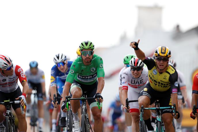 Dylan Groenewegen | Nizozemski šprinter moštva Jumbo-Visma, klubski kolega našega Primoža Rogliča, Dylan Groenewegen, je zmagovalec sedme etape letošnjega Toura. | Foto Reuters