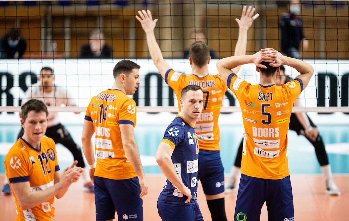 ACH Volley Ljubljana A.J. Fonte Bastardo | Odbojkarji ACH Volley Ljubljana so po hudem boju obstali na pragu finala pokala challenge. | Foto Vid Ponikvar/Sportida