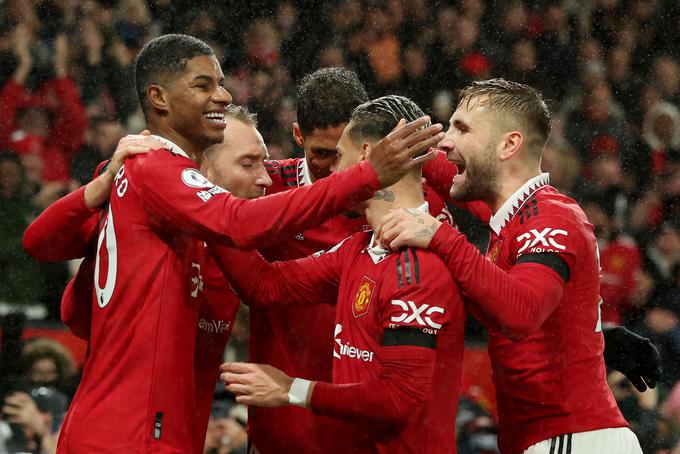 Manchester United se je utrdil na petem mestu angleškega prvenstva. | Foto: Reuters