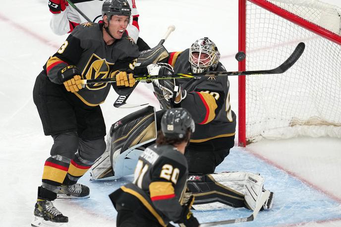 Vegas Golden Knights | Vegas je bil blizu zmagi, a v zaključku dopustil preobrat tekmeca in naredil uslugo Kraljem. | Foto Reuters