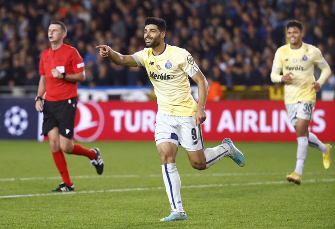 Porto je na krilih Mehdija Taremija, ki je v tej sezoni v ligi prvakov dosegel že štiri zadetke, kot prvi v tej sezoni premagl Club Brugge. | Foto: Reuters