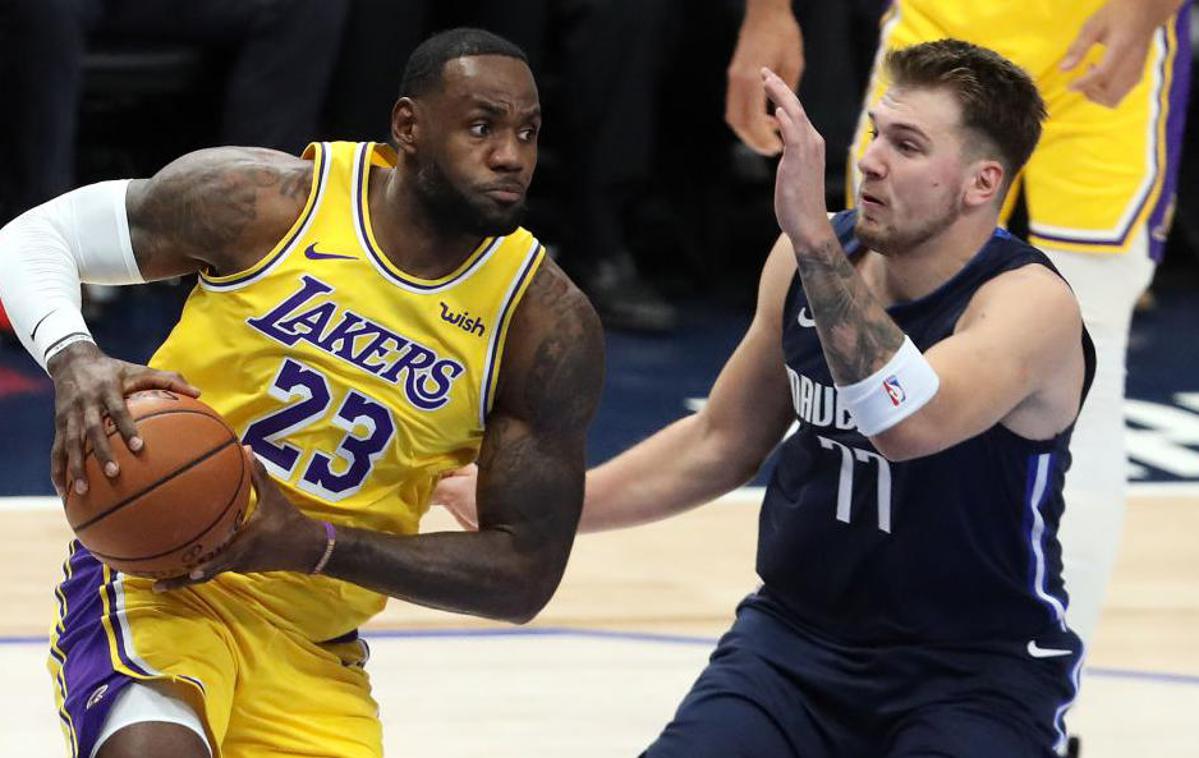 Luka Dončić Lebron James | Foto Getty Images