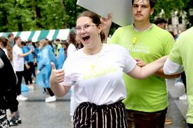 Parada ljubljanskih maturantov