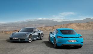 Novi porsche 718 cayman – dobrih 50 tisočakov vredna turbozabava s štirimi valji