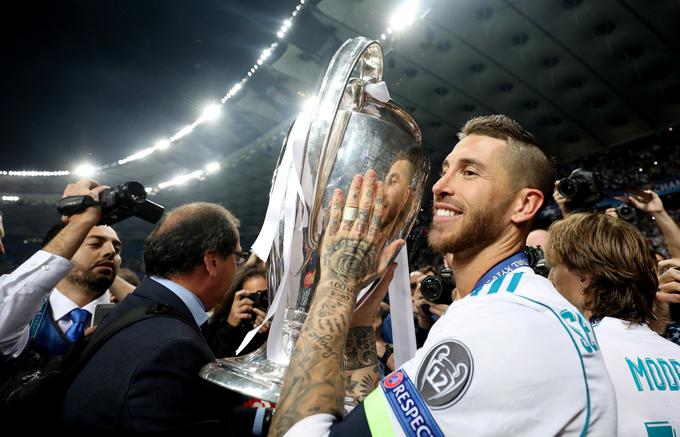 Sergio Ramos je največje uspehe dosegal z madridskim Realom in špansko reprezentanco. | Foto: Reuters