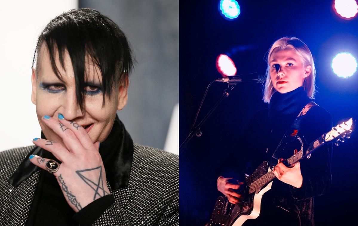 Marilyn Manson | "Eno sobo je poimenoval 'soba za posilstvo', kar se mi je zdela kot grozna in nezrela šala. Prenehala sem biti njegova oboževalka," je razkrila glasbenica Phoebe Bridgers. | Foto Guliver Image