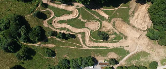 Bike park Ljubljana iz ptičje perspektive. Foto: Batt Crew | Foto: Bike Park Ljubljana