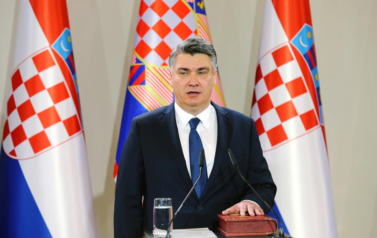 Zoran Milanović | Hrvaški predsednik Zoran Milanović je na poziv skoraj celotne opozicije sklical izredno sejo parlamenta. | Foto Reuters