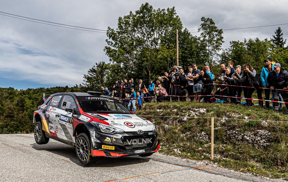 Reli Nova Gorica | Slovenska zmagovalca Marko Grossi in Tara Berlot (hyundai i20 R5). | Foto Uroš Modlic