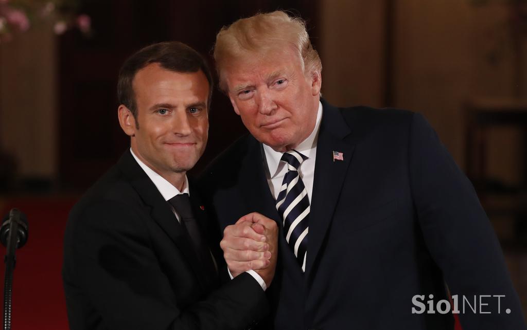 Trump in Macron