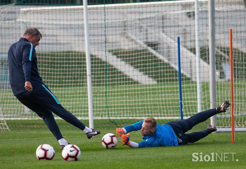 Slovenska nogometna reprezentanca Trening