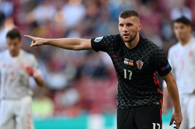 Ante Rebić je v osmini finala Eura izpadel po podaljšku proti Španiji. | Foto: Reuters