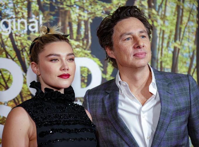 27-letna Florence Pugh in 48-letni Zach Braff sta se razšla avgusta lani po treh letih zveze. | Foto: Guliverimage