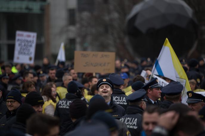 policija, stavka | Foto Klemen Korenjak