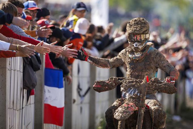 Tim Gajser je blatne kvalifikacije končal na drugem mestu. | Foto: Honda Racing/ShotbyBavo