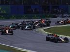 Interlagos štart Max Verstappen Lando Norris