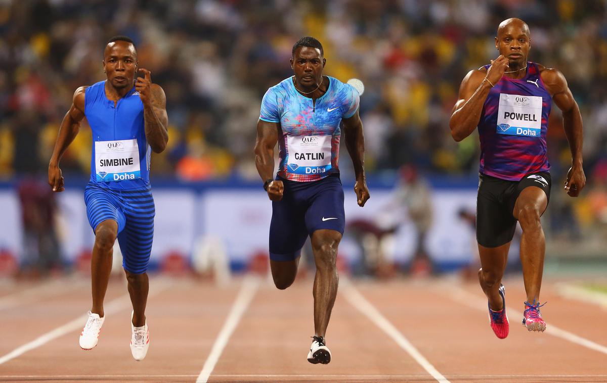 Simbine, Gatlin, Powell | Foto Getty Images