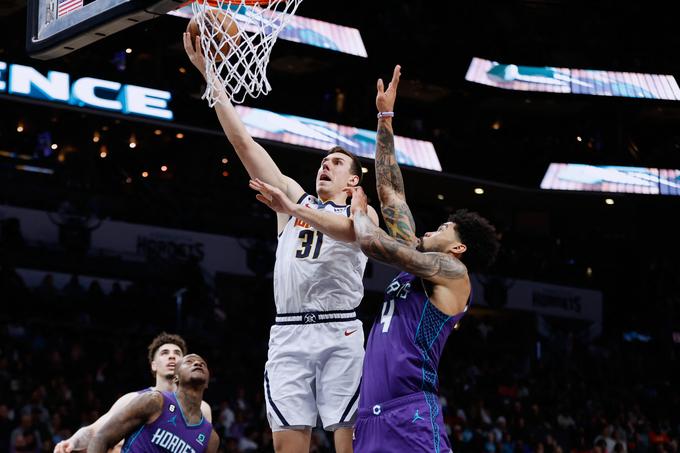 Vlatko Čančar je na gostovanju pri Charlotte Hornets dosegel 12 točk. | Foto: Reuters