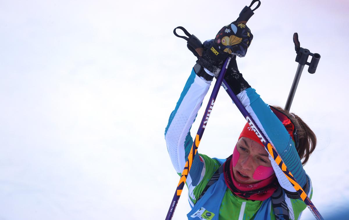 Lena Repinc - Pokljuka 2021 | Lena Repinc je na mladinskem svetovnem prvenstvu v ameriškem Soldier Hollowu osvojila srebrno kolajno. | Foto Guliverimage