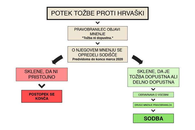 potek tožbe grafika | Foto: Izdelava grafike: Urška Vidmar