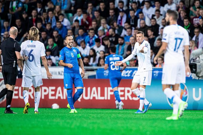 Igra Slovenije na sredini igrišča ni bila najboljša, a kot pravimo: "Zmagi se ne gleda v zobe!" | Foto: Grega Valančič/Sportida