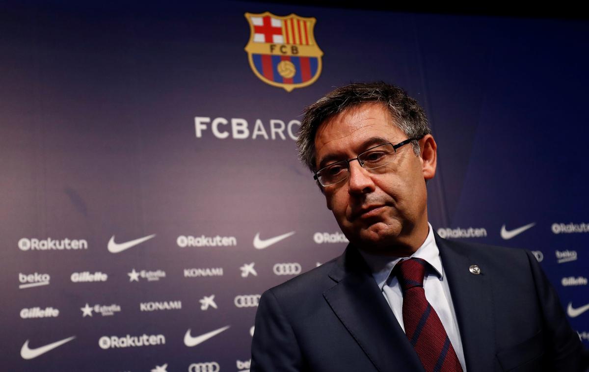 Josep Maria Bartomeu | Josep Maria Bartomeu pravi, da se pri Barceloni z Antoinom Griezmannom sploh niso pogovarjali. | Foto Reuters