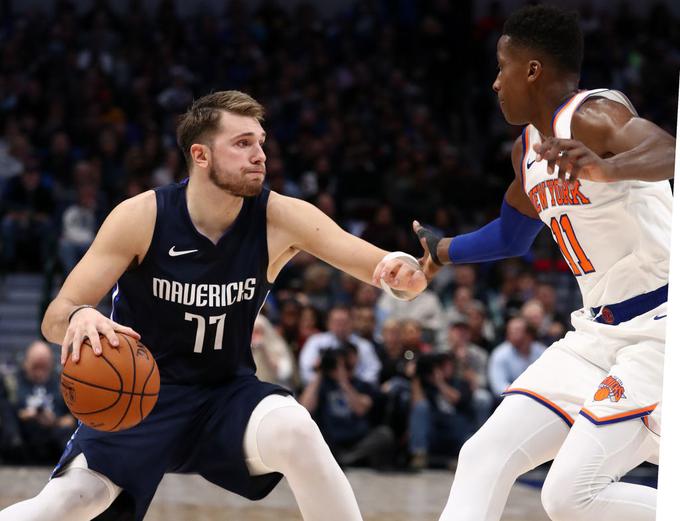 Dončić se lahko še ta mesec maščuje New York za nepričakovan poraz v Dallasu. | Foto: Getty Images