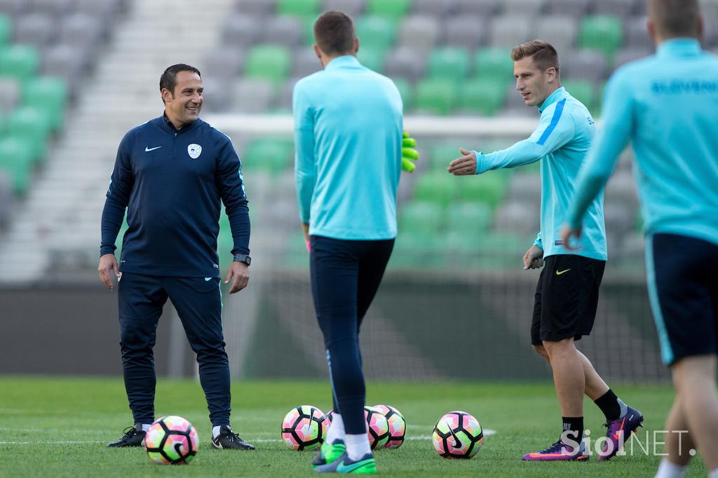 slovenska nogometna reprezentanca, trening slovenske nogometne reprezentance, Stožice