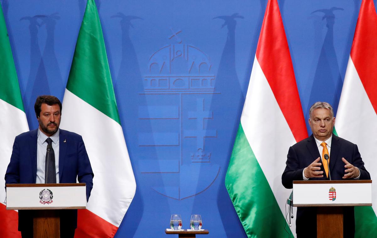 orban in salvini | Foto Reuters