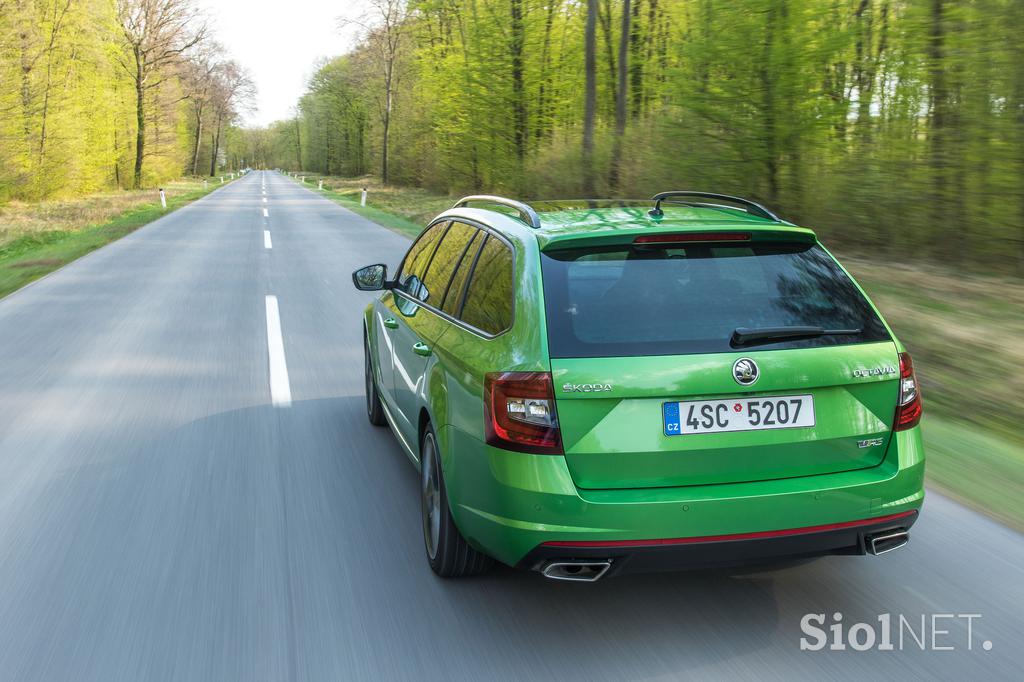 Škoda octavia RS 245 - prva vožnja