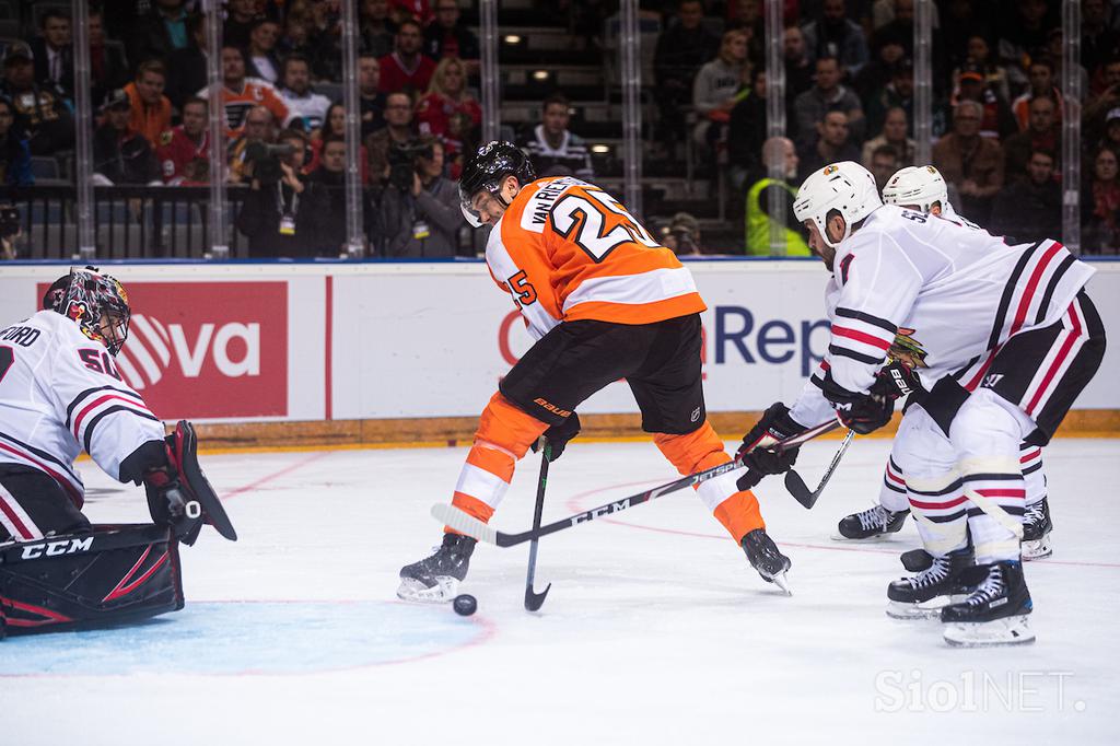 Chicago Blackhawks - Philadelphia Flyers NHL v Pragi 2019