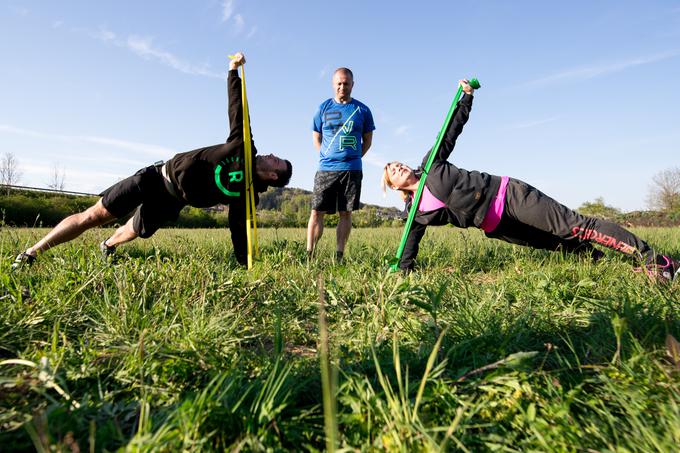 intersport držim obljubo fitnes plank elastika | Foto: 