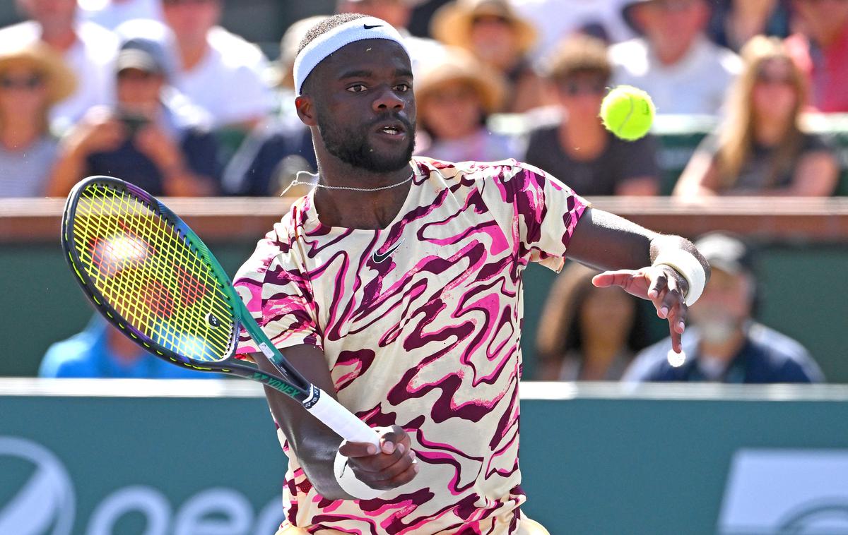 Frances Tiafoe | Frances Tiafoe je imel zelo pestro in uspešno nedeljo. | Foto Reuters