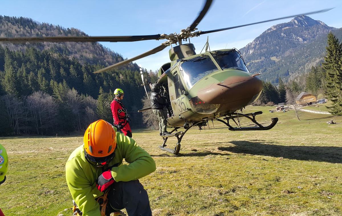 Gorska reševalna služba GRS | V kakšnem stanju je planinec, ni znano. 