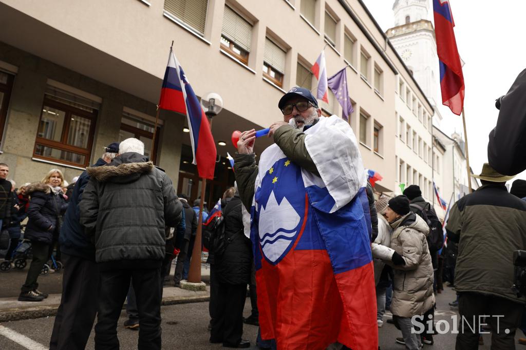 Janez Janša protest