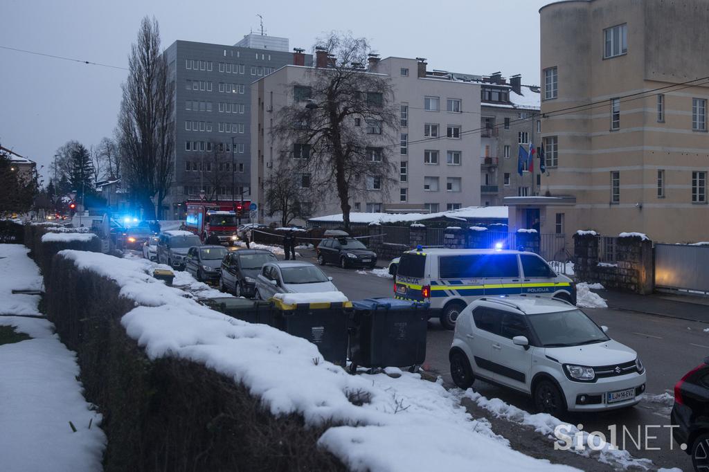 Umor na Oražnovi ulici v Ljubljani.