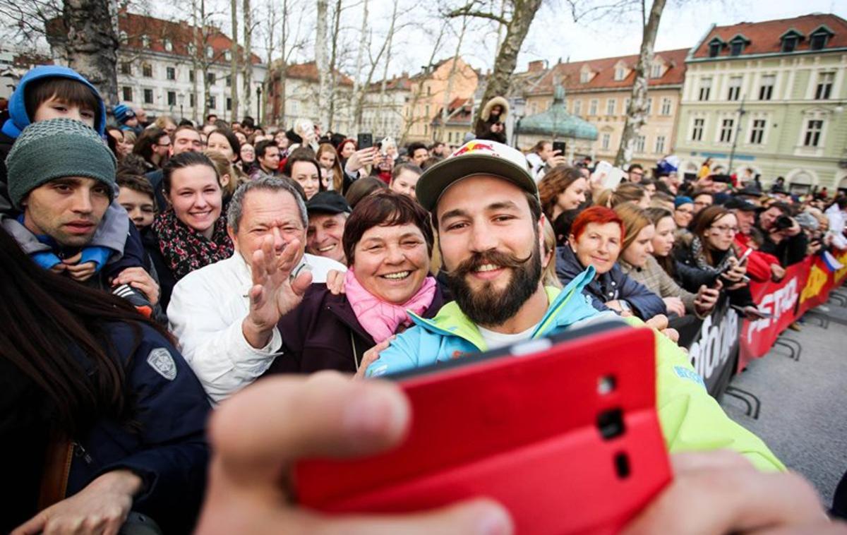 Filip Flisar sprejem športnikov | Foto Matic Klanšek Velej/Sportida