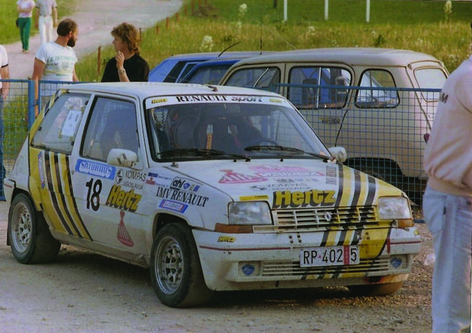 Zrnčeva je vozila s podporo Renaulta in kluba ARD Kompas Hertz. Na vrhuncu svoje kariere je vozila renault 5 GT turbo in renault 11 turbo. | Foto: Bojan Hodnik