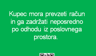 Po novem letu boste morali račun odnesti iz prodajalne