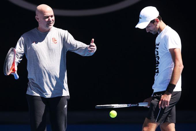 Andre Agassi, Novak Đoković | Foto: Guliverimage/Getty Images