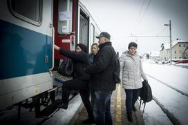 Ženske v moških poklicih vlak sprevodnica vlakovodja