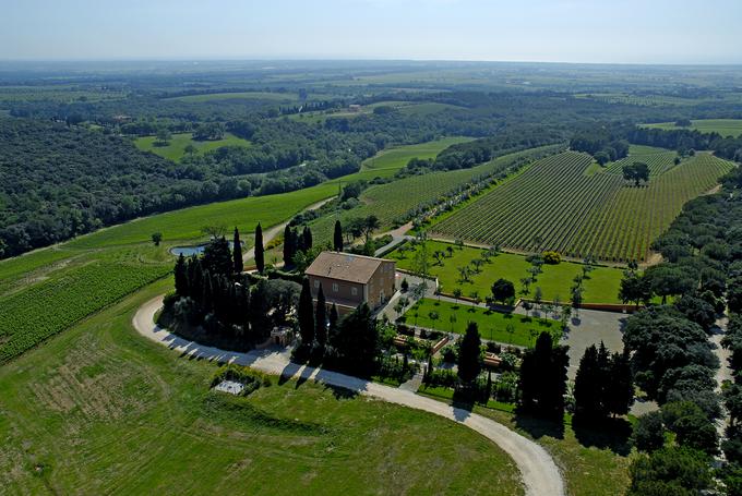 Posestvo Biserno oziroma Tenuta di Biserno je pri kraju Bibbona v priobalnem delu Toskane. | Foto: Tenuta di Biserno