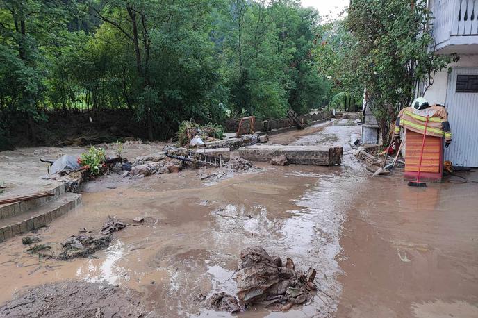 poplave Slovenj Gradec | V slovenjgraški občini sta zaradi posledic lanskih poplav brez doma ostali dve družini. | Foto RKS