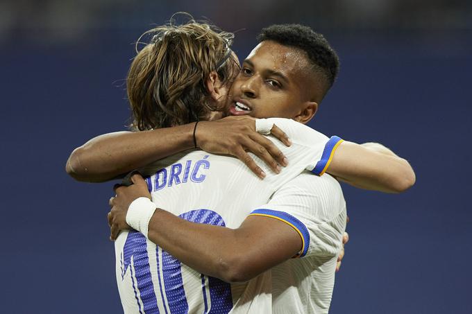 Rodrygo, ki je od Luke Modrića mlajši 16 let, je zelo navezan na kapetana hrvaške reprezentance. Danes bosta tekmeca. | Foto: Guliverimage/Vladimir Fedorenko