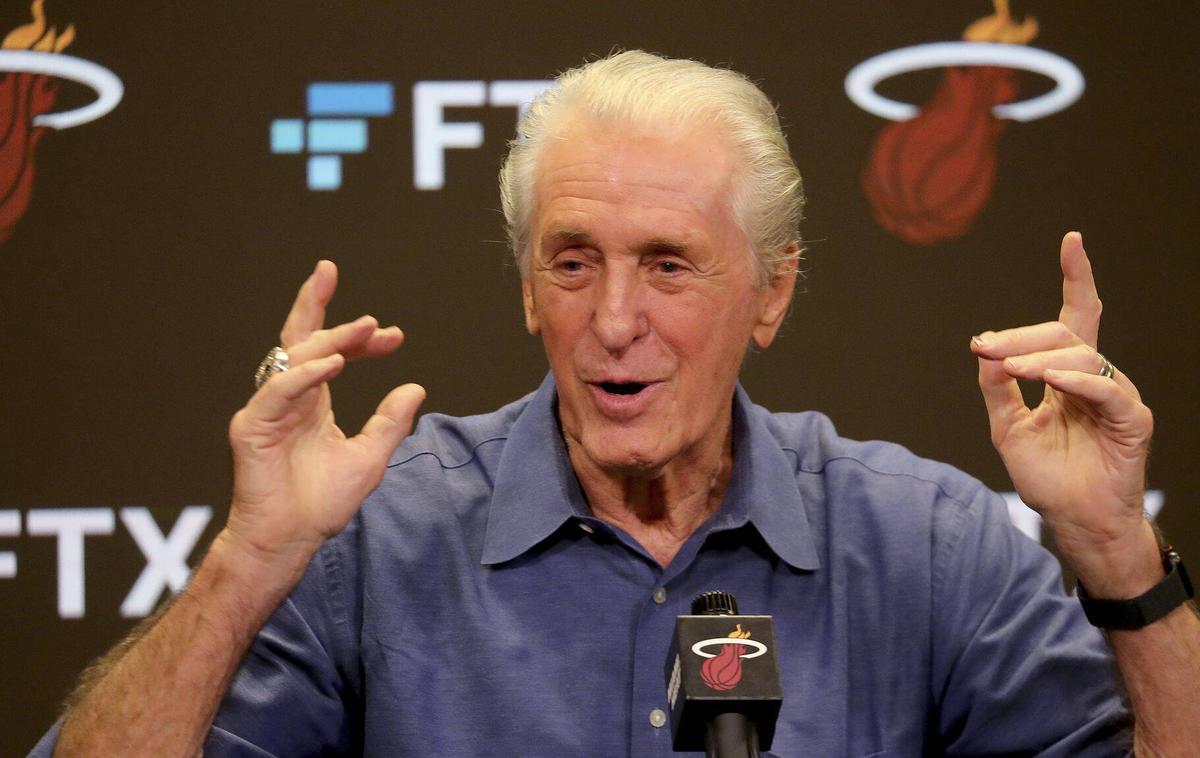 Miami Pat Riley | Pat Riley dobro skriva svojih 77 let in o upokojitvi sploh ne razmišlja. | Foto Guliver Image