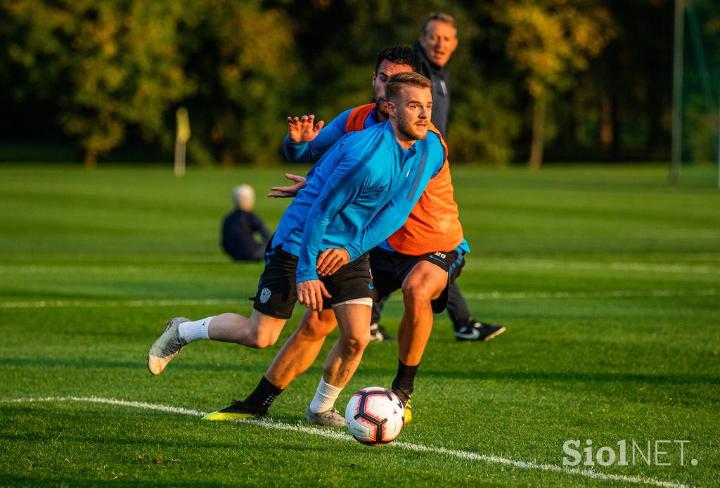 Slovenska nogometna reprezentanca Trening