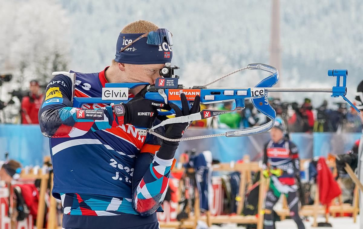 Johannes Thingnes Boe | Johannes Thingnes Boe je zmagal tudi na današnji sprinterski tekmi biatlonskega svetovnega pokala v avstrijskem Hochfilznu.  | Foto Guliverimage