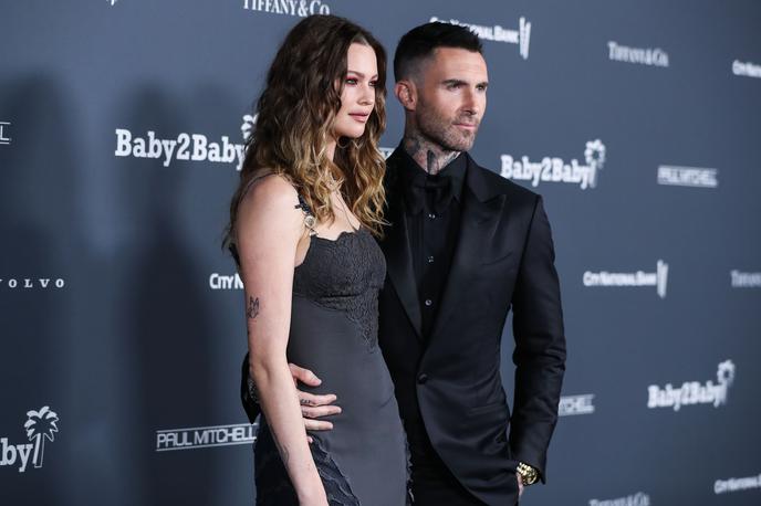 Adam Levine Behati Prinsloo | Manekenka Behati Prinsloo in pevec Adam Levine imata dve hčerki, zdaj pričakujeta še enega otroka. | Foto Guliverimage/Picture Alliance