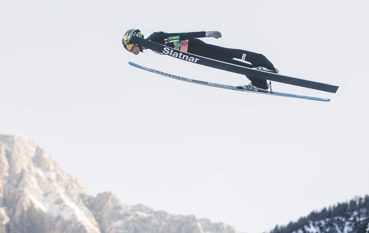 Planica kvalifikacije Anže Lanišek | Anže Lanišek na kvalifikacijah. Dosegel je najboljši rezultat. | Foto Grega Valančič/Sportida